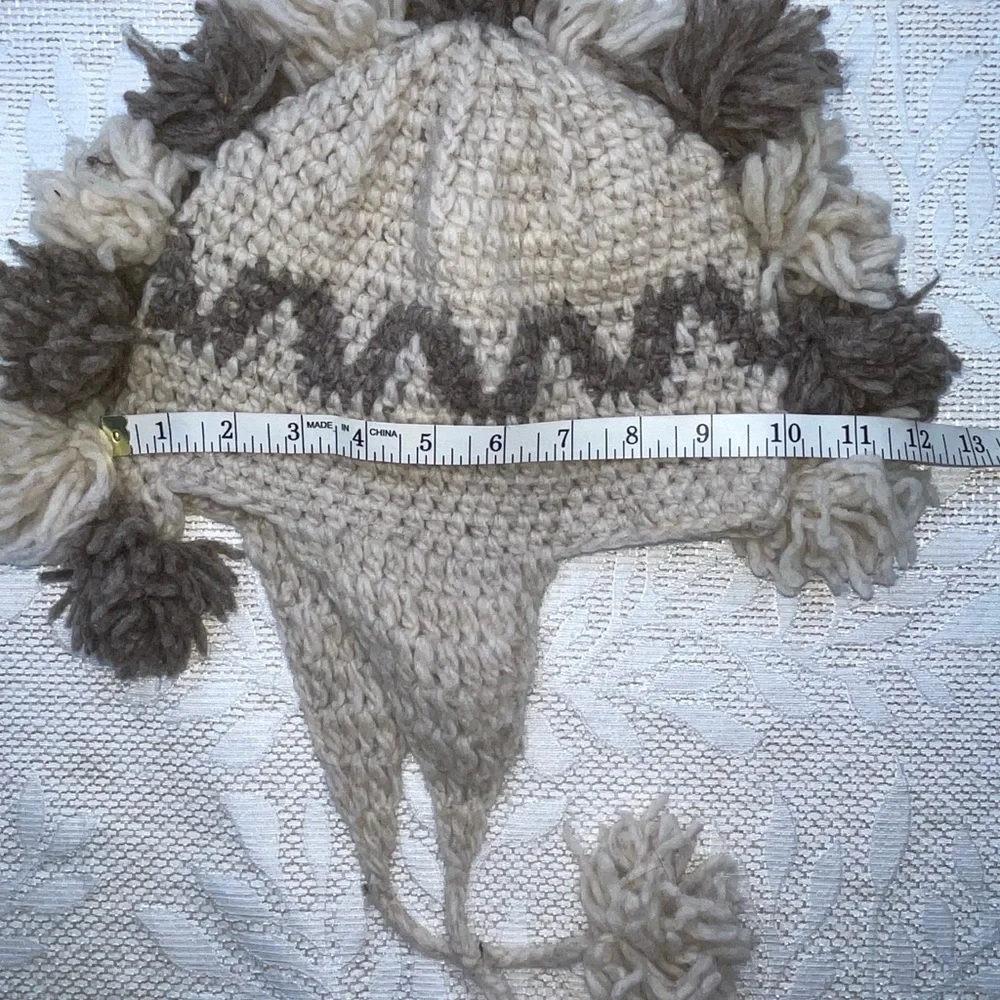 💕Bundle 3 for $20 Handmade Cozy Knit Pom-Pom Mohawk Ski Snow Winter Hat